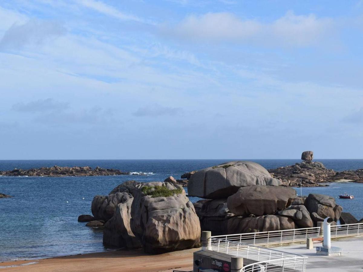 Superbe Appartement Avec Vue Mer Et Parking A Tregastel - Fr-1-368-29 Eksteriør bilde